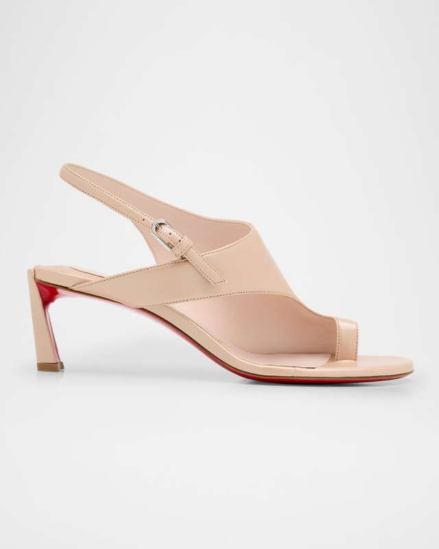 Viva Condora Asymmetrical Red Sole Sandals